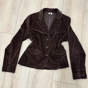St. John's Bay Dark Brown Velvet Blazer
